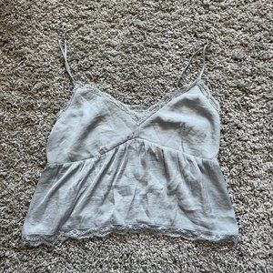 Light Blue/Grey Tank Top